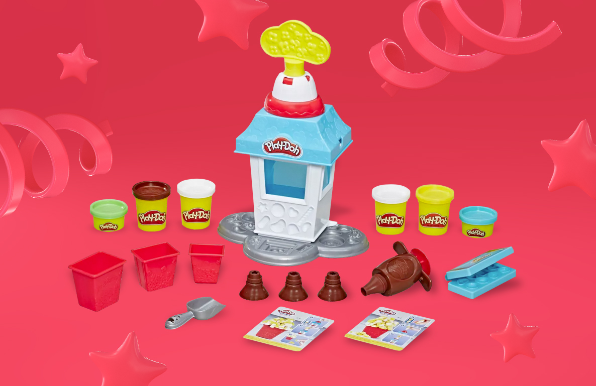 Play-Doh Kitchen Creations Popcorn Party Playset